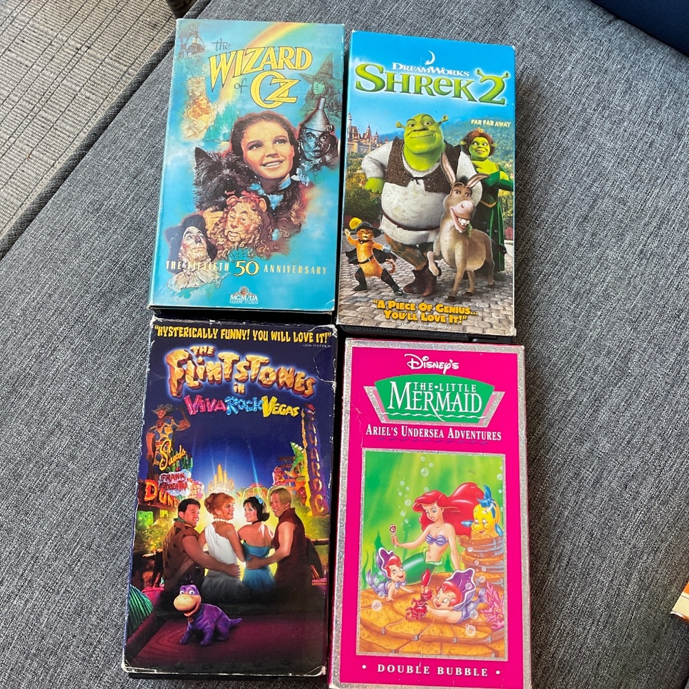 KIDS VHS movies